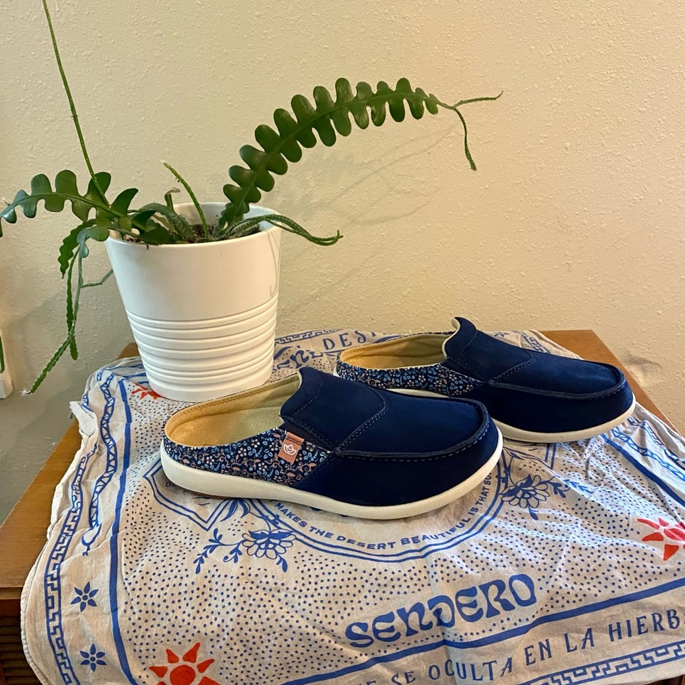 Floral Spenco Women's Siesta Via Slide Clog